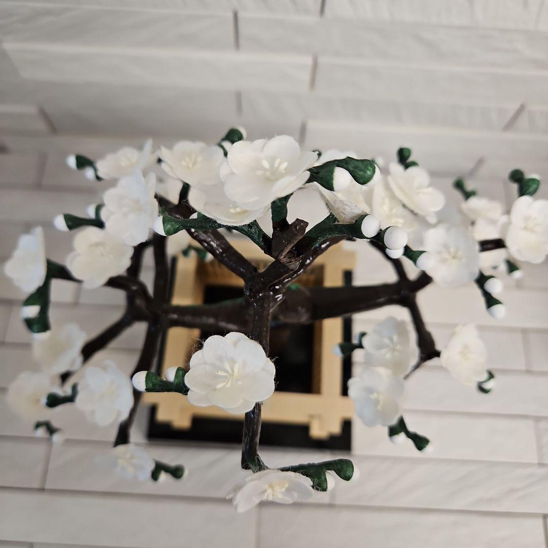 手作り　繭玉細工　紅梅白梅