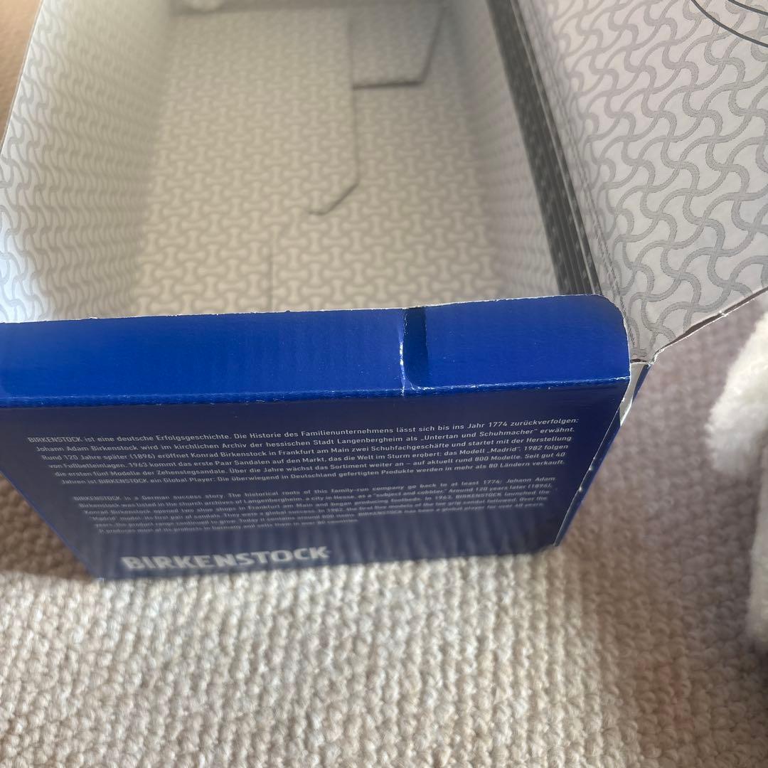 BIRKENSTOCK ホワイトファーサンダル　アリゾナ　新品37 24センチ