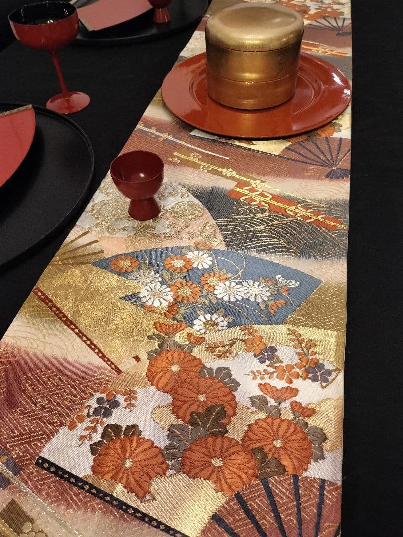 A939高級‼️逸品‼️ひな祭り‼️扇子‼️2m13cm