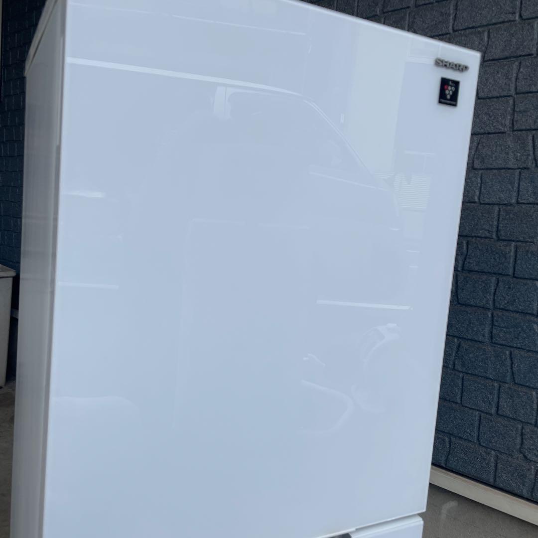 美品⭐︎SHARP 冷蔵庫 プラズマクラスター ホワイト⭐︎はる‼️