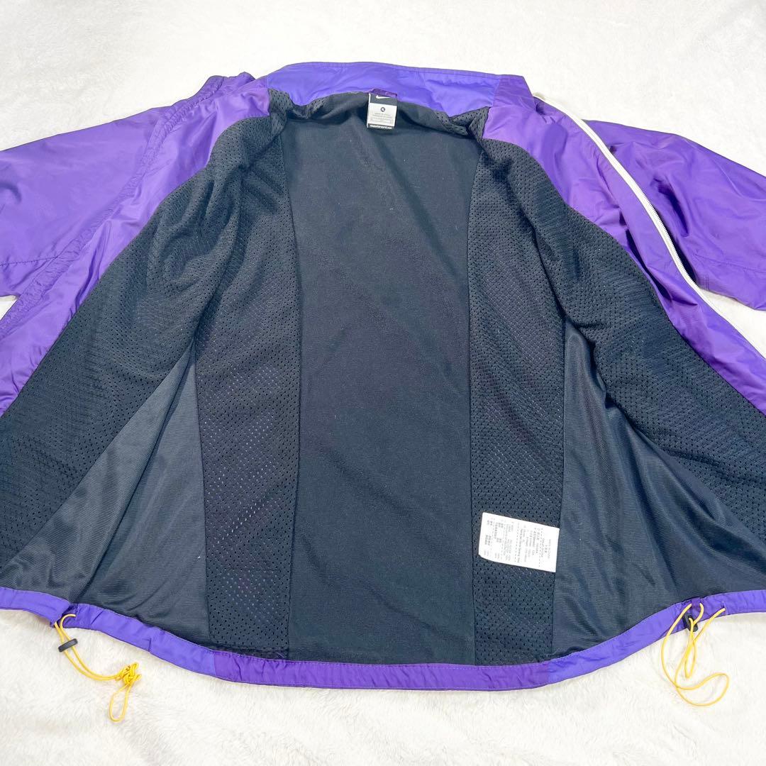NIKE ナイロンセットアップ パープル&ブラック XL