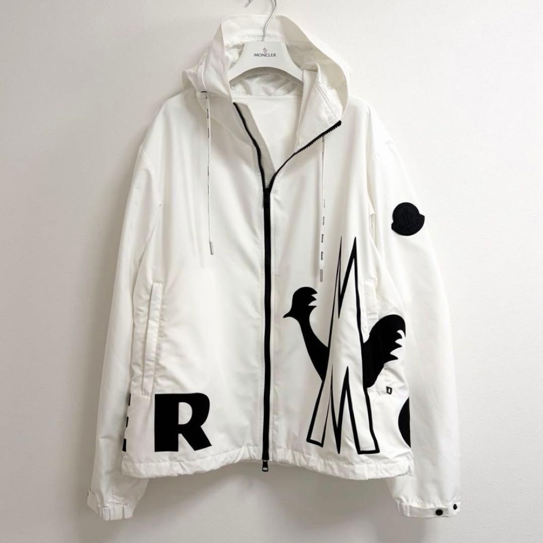 【美品サイズ5】モンクレール ミトス MYTHOS　ナイロンジャケット　ホワイト