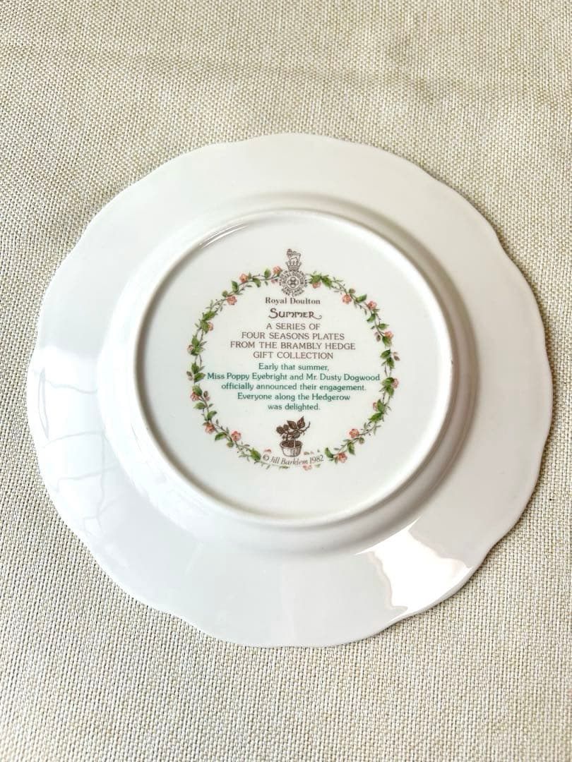 【美品】ロイヤルダルトン　Seasons Collection 春・夏2枚セット