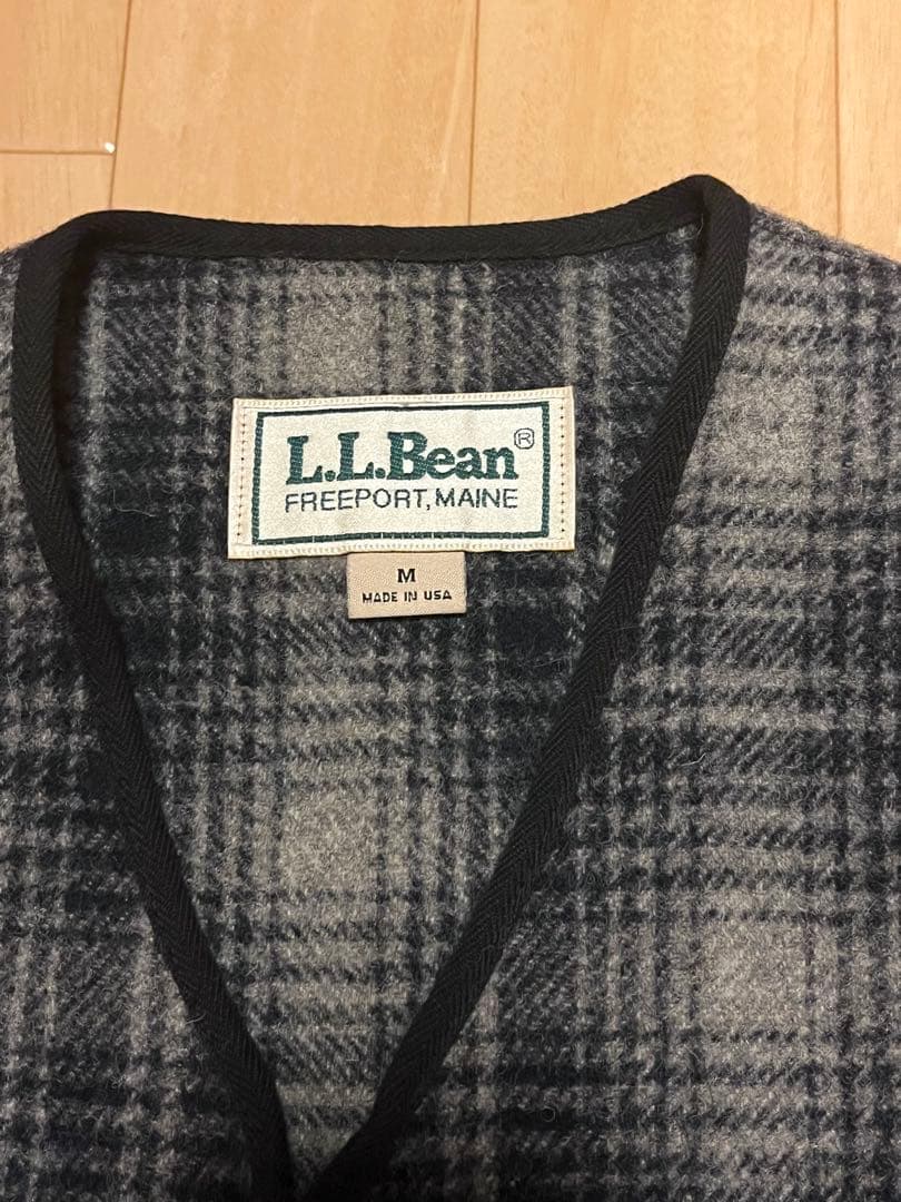 2色セットL.L.Beanウールリッチ製チェック柄ベストMサイズUSA製80's