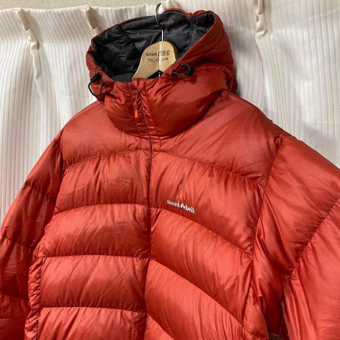montbell ライトアルパインダウンパーカダウンジャケット廃盤モデルオレンジ