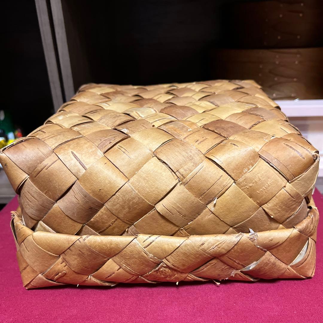 Galina ガリーナ 白樺かご　蓋付箱　フィンランド　収納ボックス