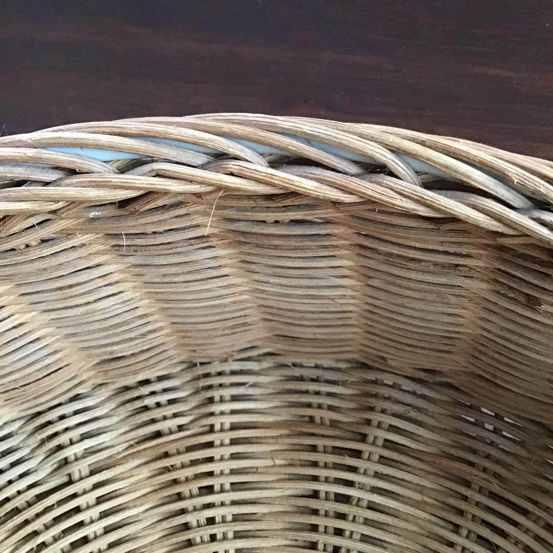 【籐製 手付き籠】エコメルカリ便限定