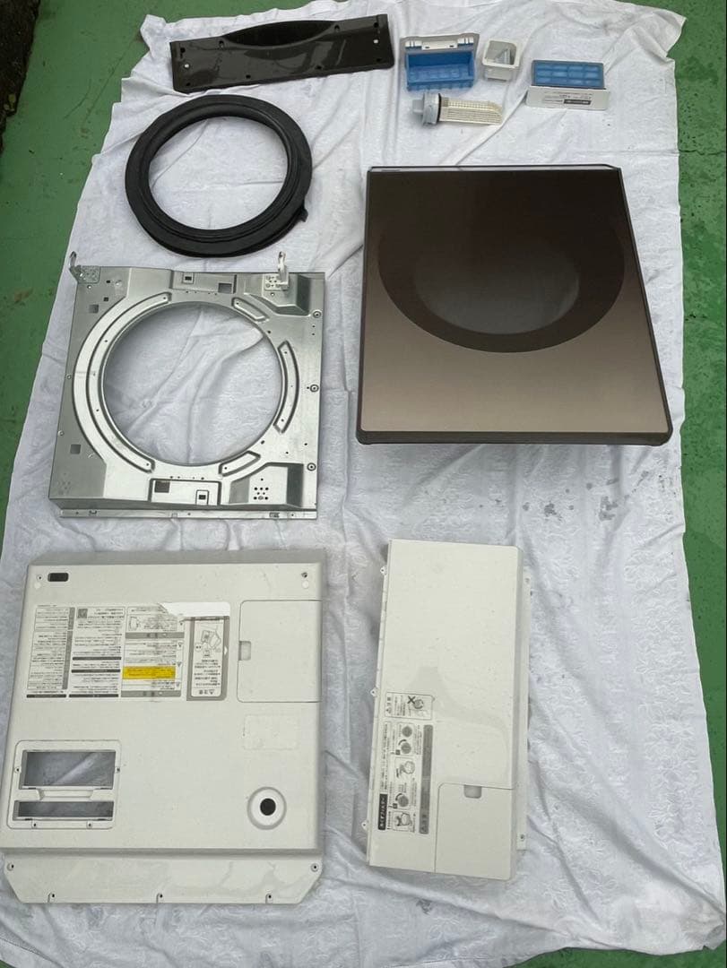 分解洗浄済み 2020年製 シャープ ドラム式洗濯機 ES-G112-TL