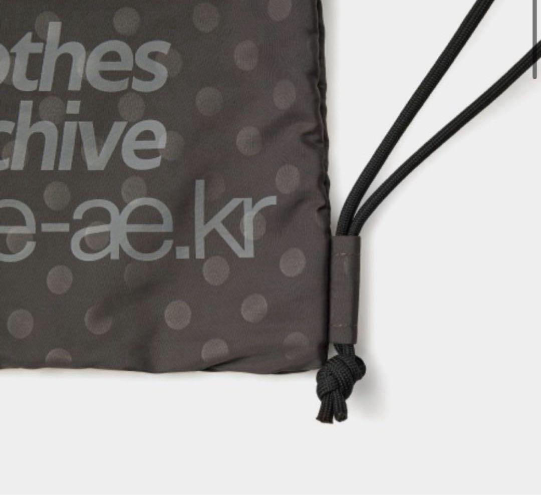 ❗️新品❗️aeae ナップサック ドット グレー 韓国限定　*正規品*