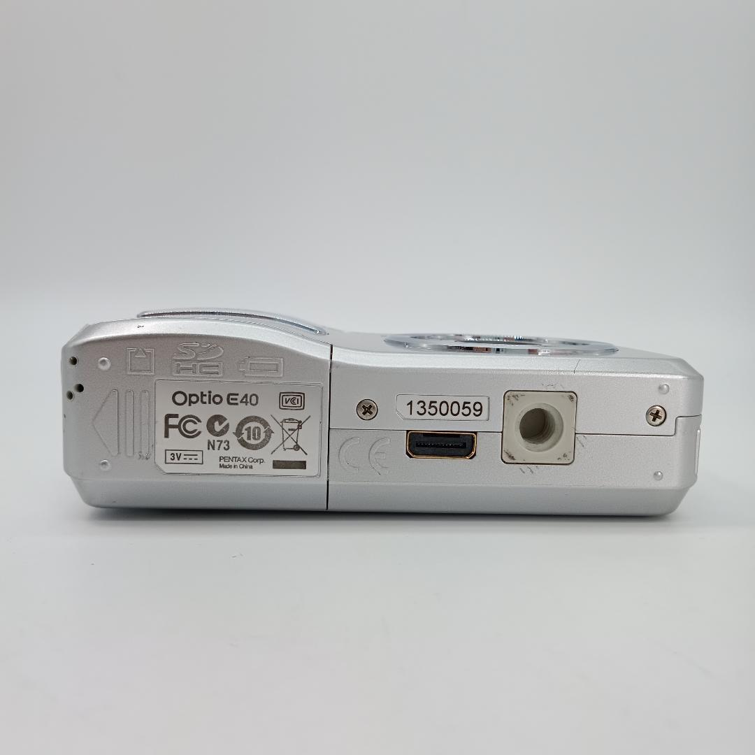 動作確認済 PENTAX Optio E40 単三電池使用 説明書付き ジャンク