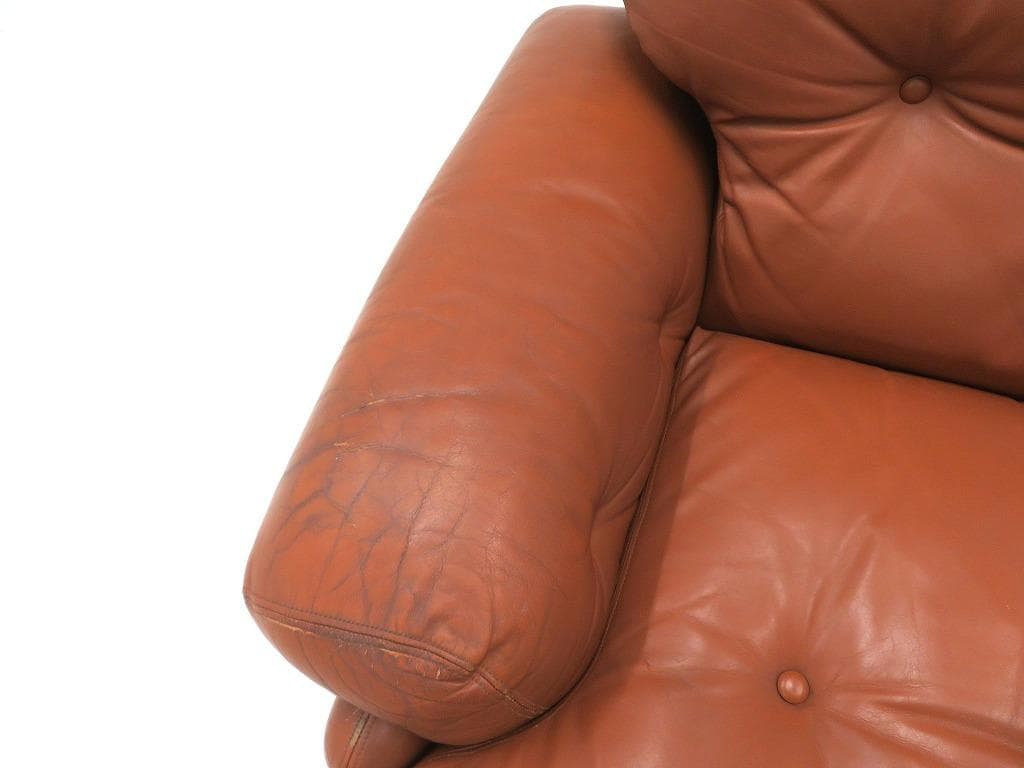 B＆Bイタリア　スカルパ　コロナド　総本革　1人掛けソファ　ビンテージ　名作