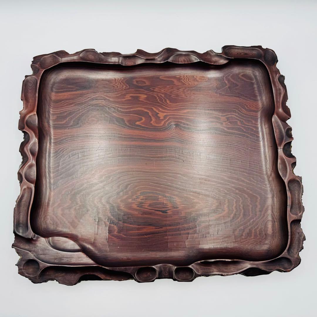 【唐木盆　煎茶道具】香盆　香道具　茶道具