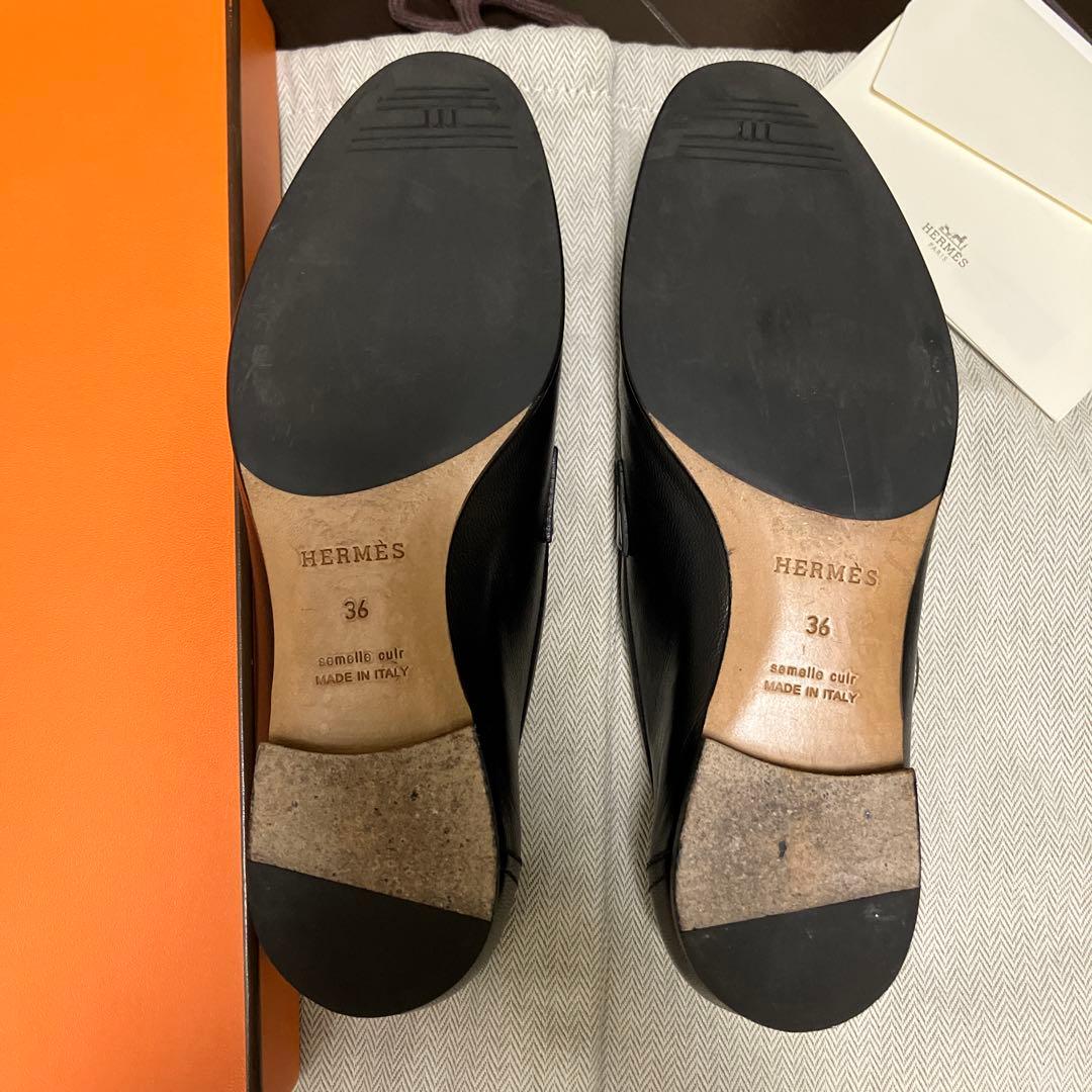 HERMES エルメス　モカシンパリ