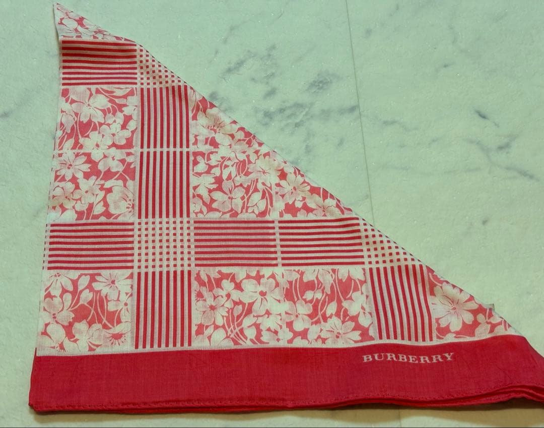 BURBERRY 大判　ハンカチ　 ５枚セット