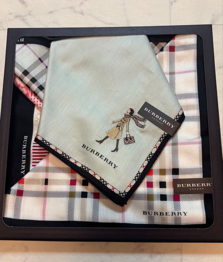 BURBERRY 大判　ハンカチ　 ５枚セット