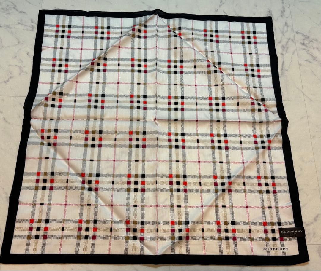 BURBERRY 大判　ハンカチ　 ５枚セット