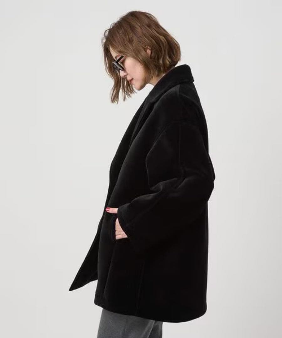 conte ベルベット ボンディング Pコート