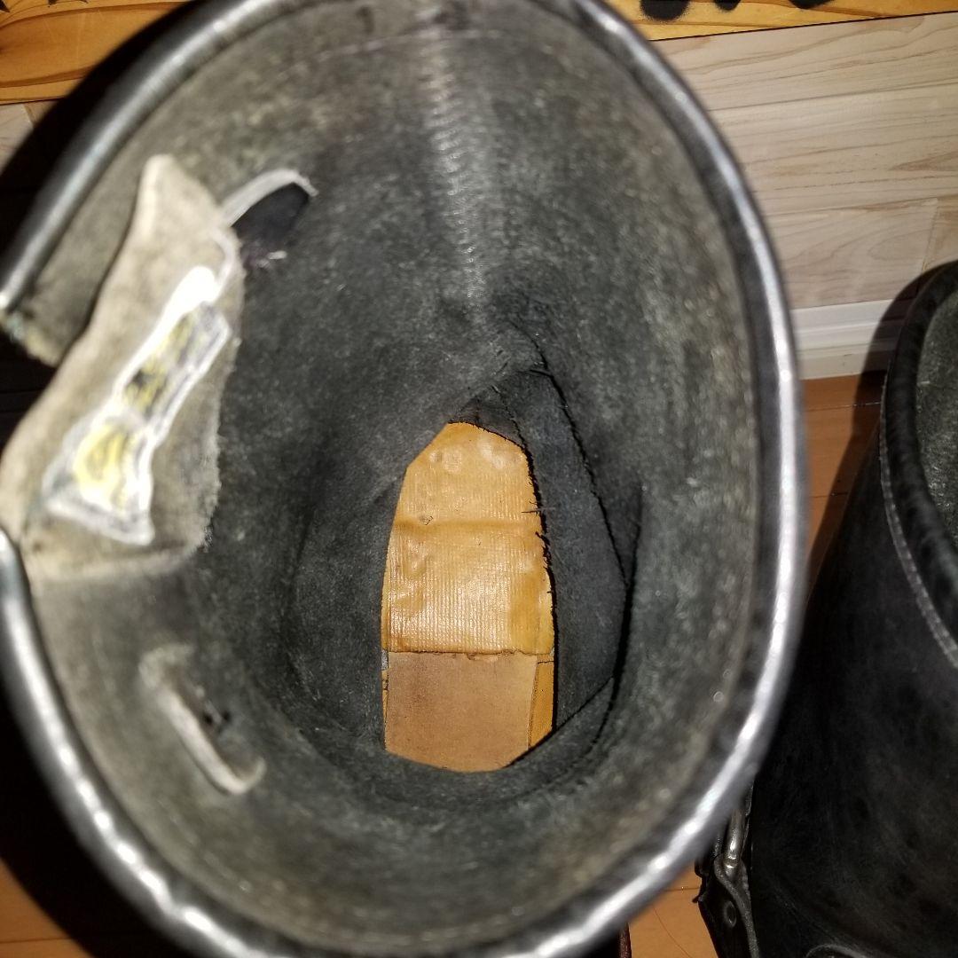 美品 80s　CHIPPEWA　エンジニア　リングブーツ　黒プリントタグ　28