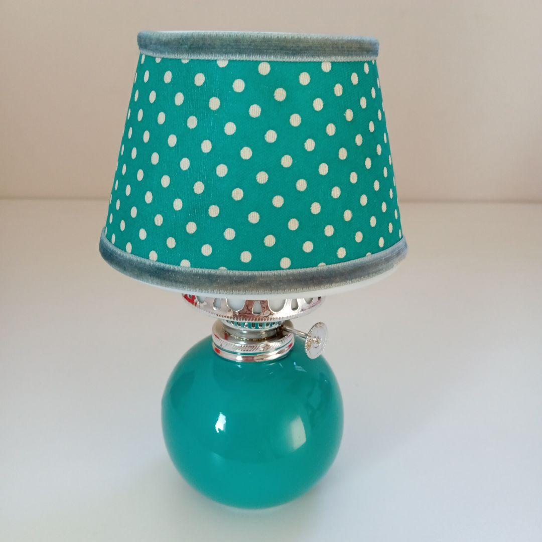 昭和レトロポップ　水玉　ランプ　オイルランプ　ファンシー　当時物　80年代　レア