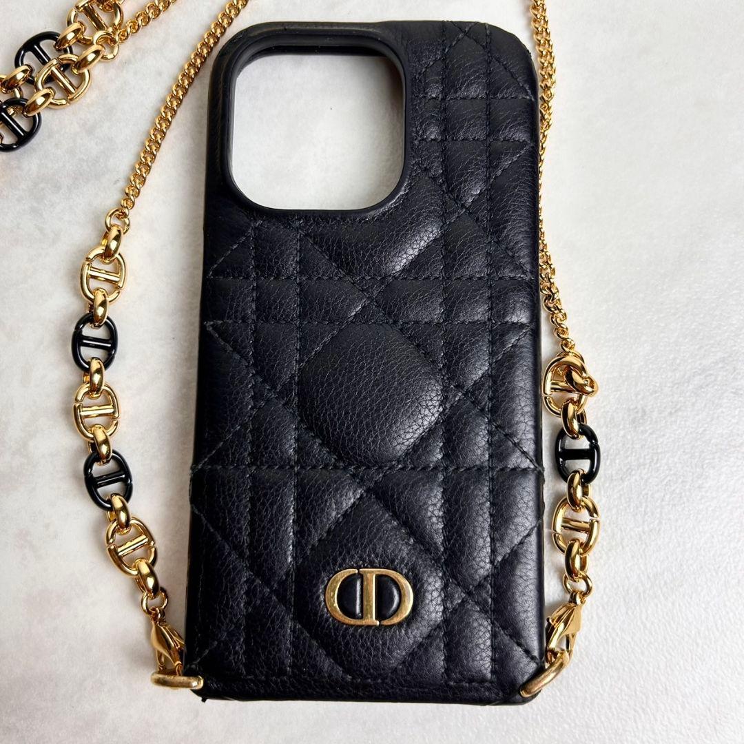 【希少】Dior iPhone14pro チェーンショルダー レディディオール