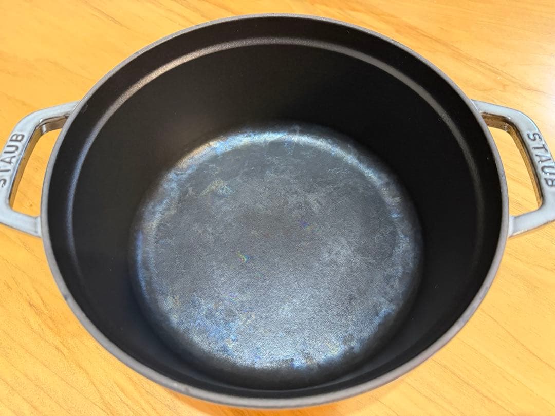 最終セール　STAUB ラ・ココット 24cm グレー