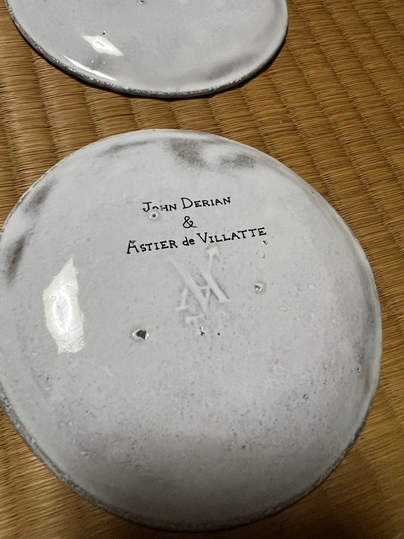 John Derian & Astier de Villatte 皿 6枚セット