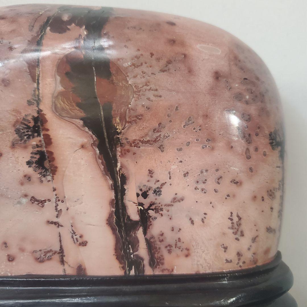 送料込み　中国鑑賞石　草花石