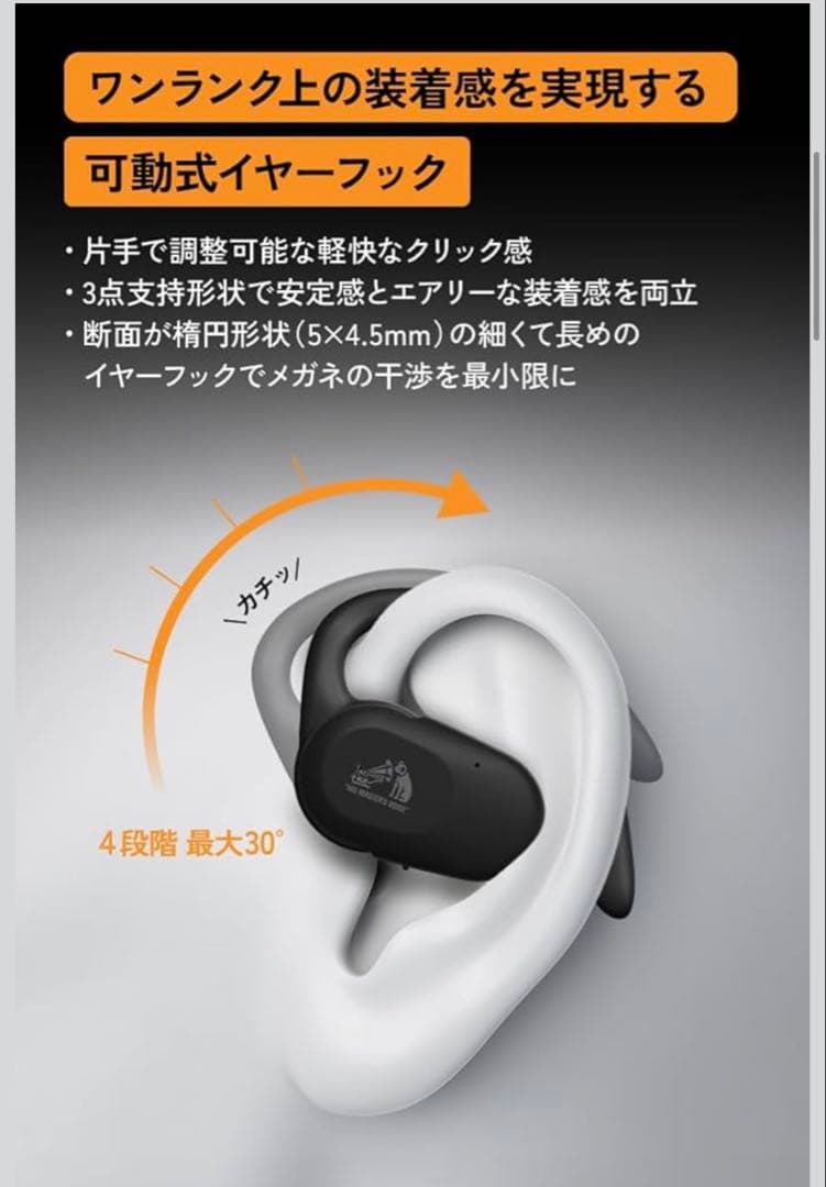 JVCケンウッド Victor HA-NP39T-G ワイヤレスイヤホン