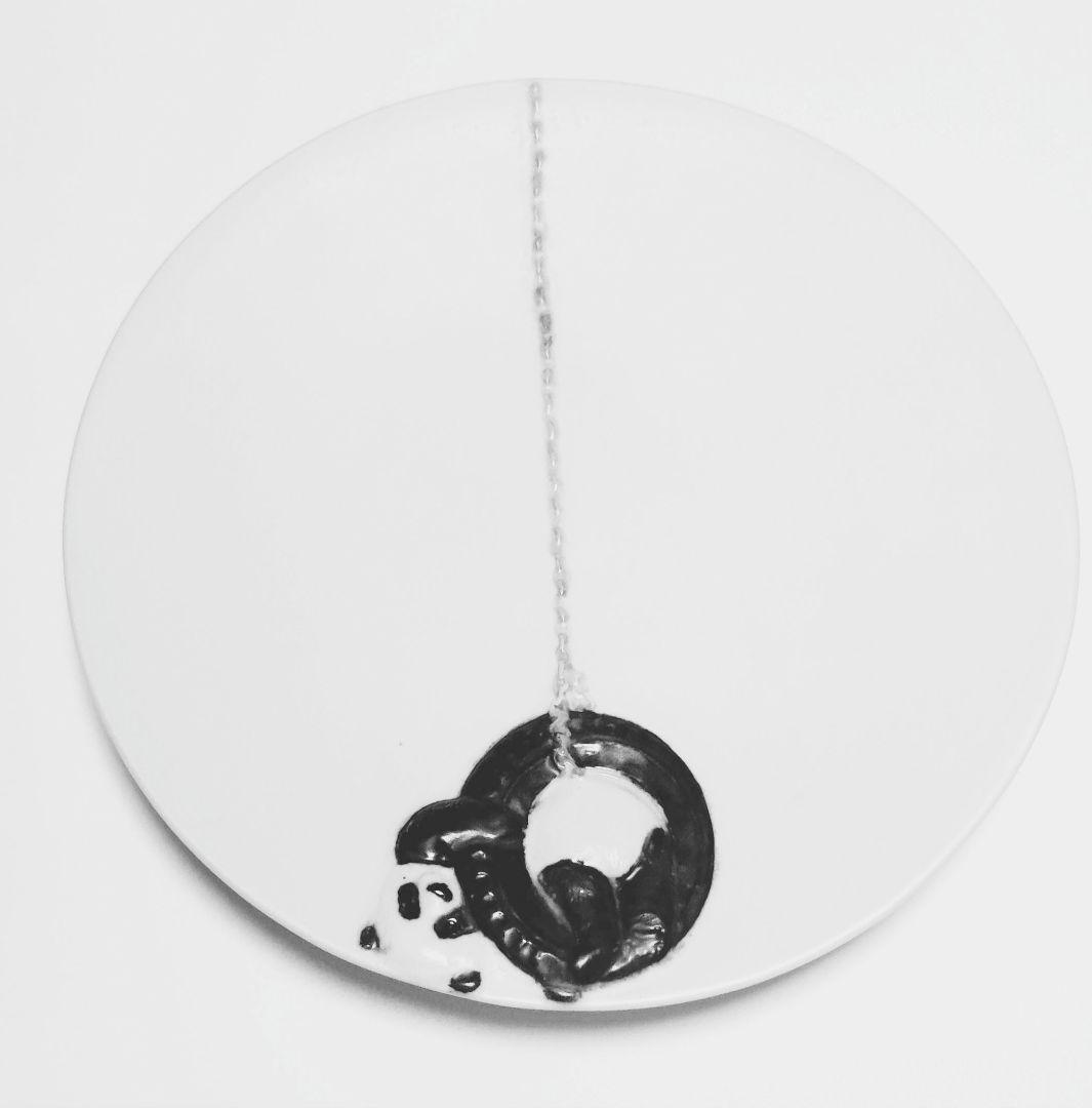 うつわやみたす　皿　パンダ