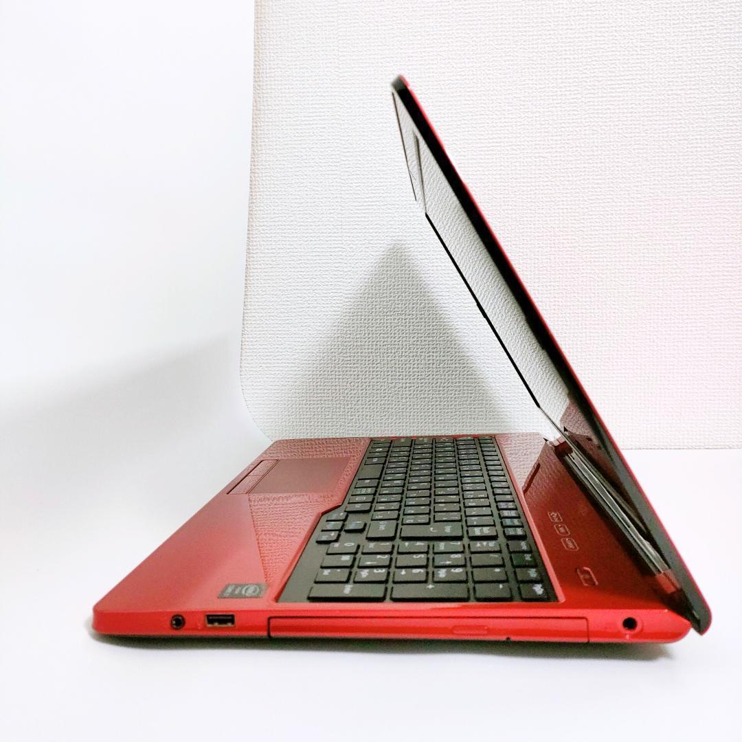 Corei7✨️Windows11/SSD/カメラ付き赤ノートパソコン/富士通