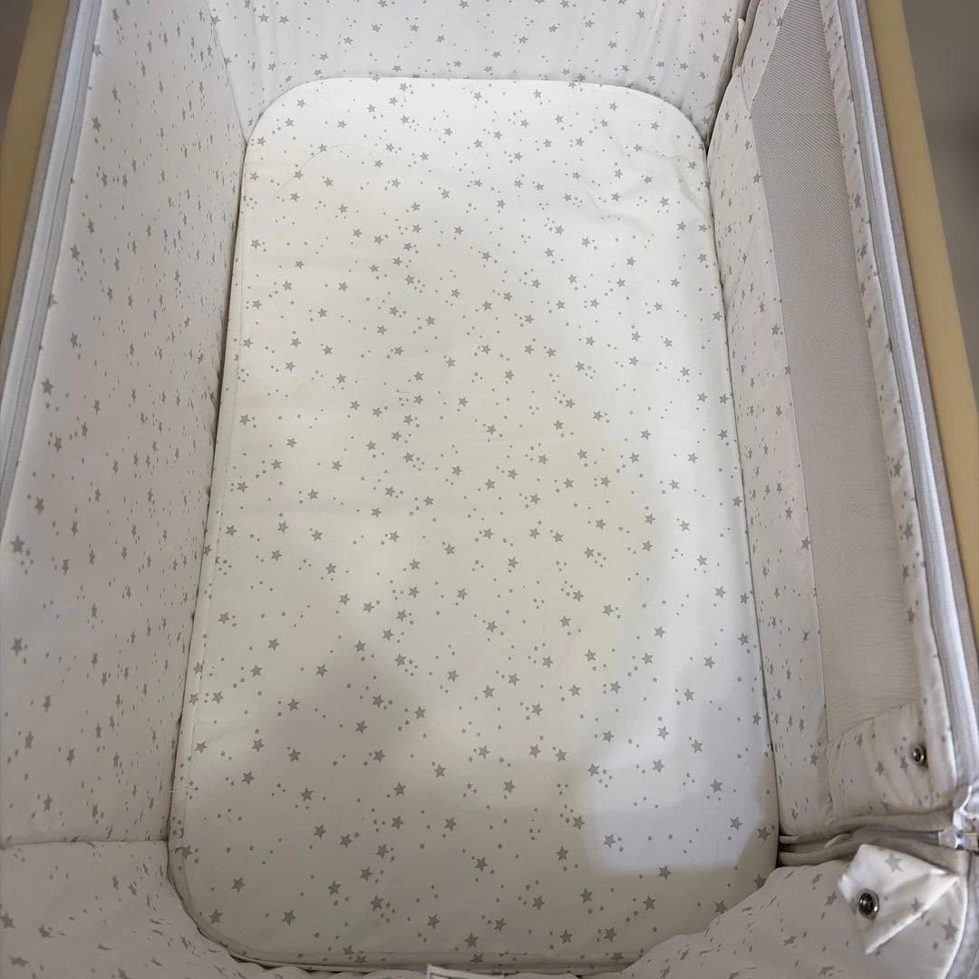 HZDMJ ベビーベッド 赤ちゃん 折りたたみ 添い寝ベッド