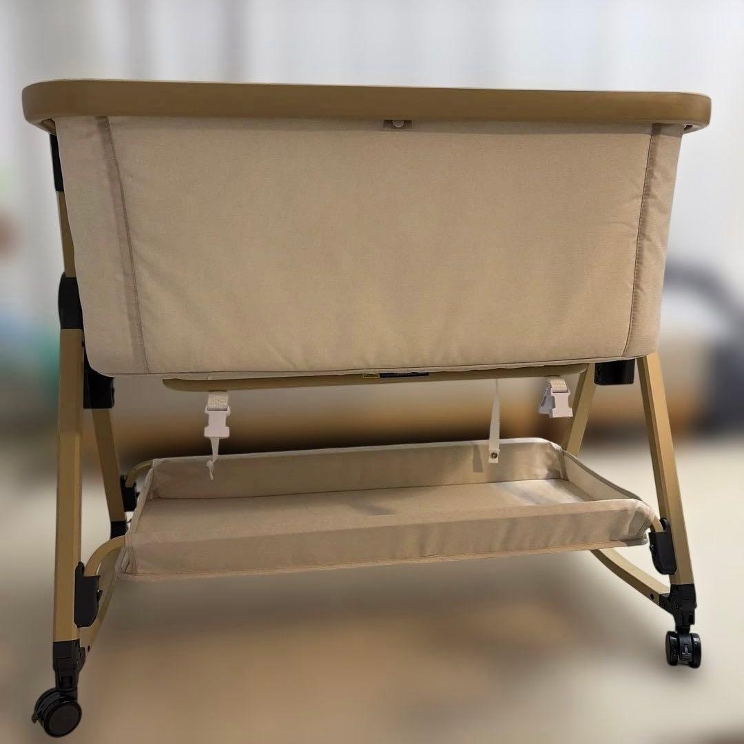 HZDMJ ベビーベッド 赤ちゃん 折りたたみ 添い寝ベッド