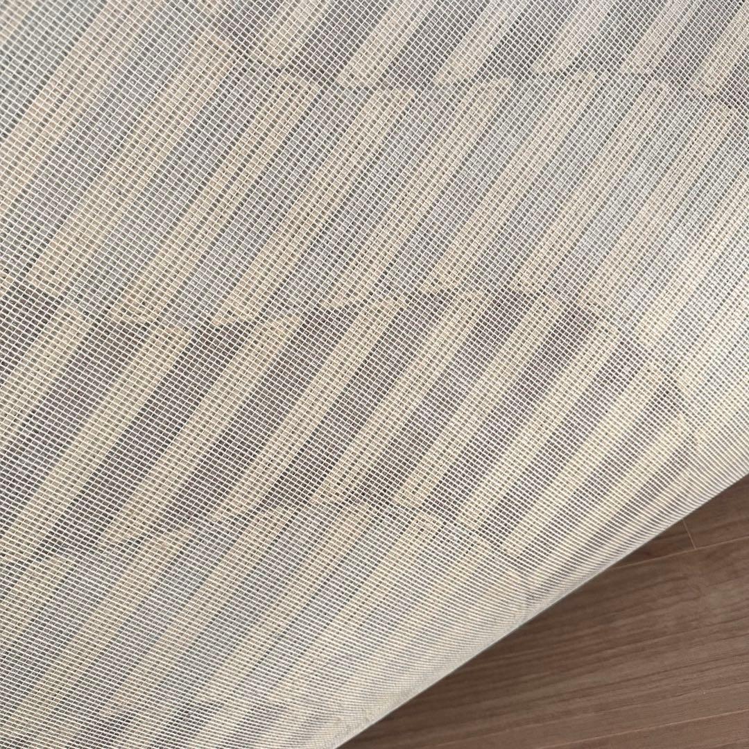 OKEJ×SSENSE限定 ベージュ&オフホワイトRipple ラグマット