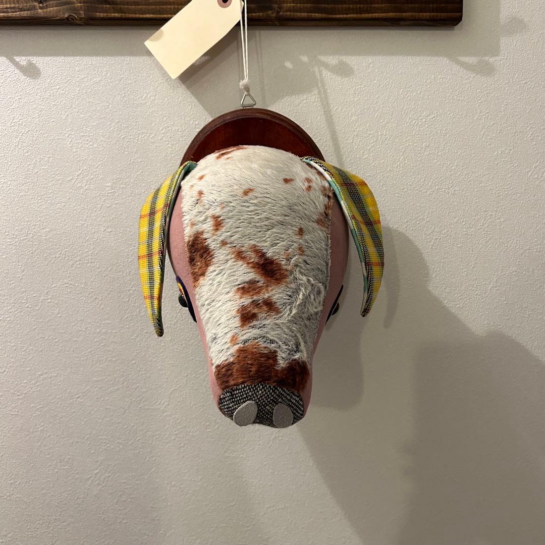 【新品】壁掛けオブジェ 豚 動物