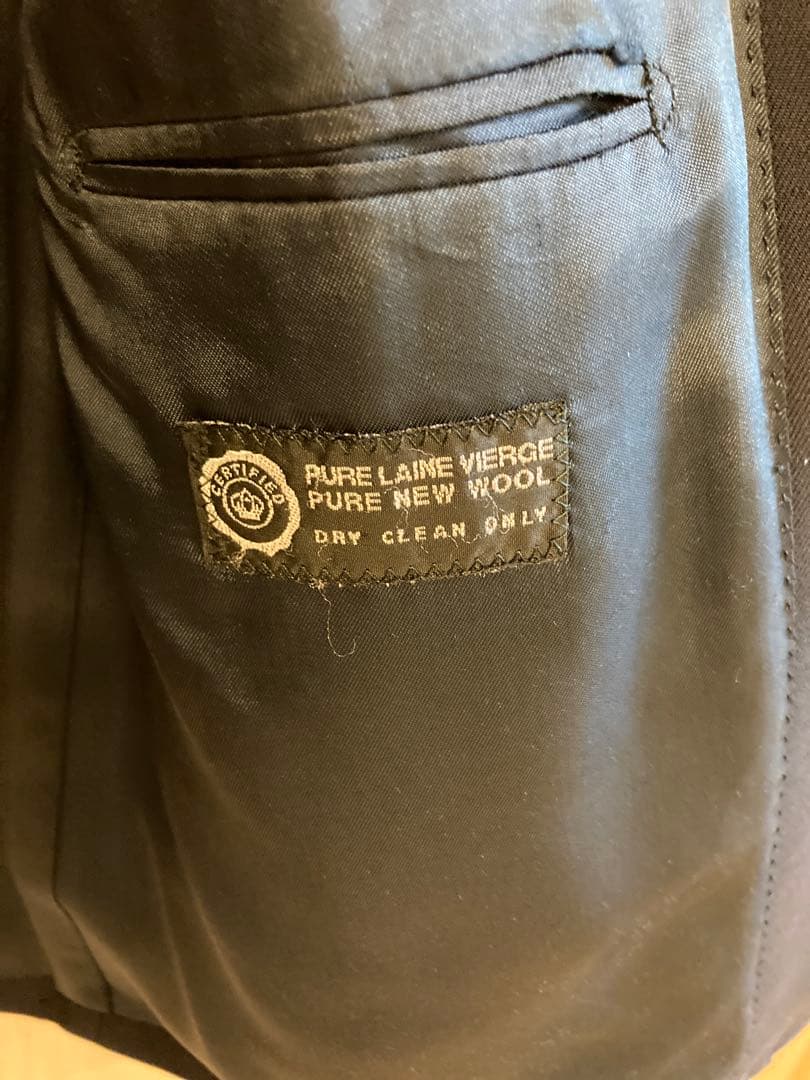 美品 80's 90's Old England ダブルブレストネイビーブレザー