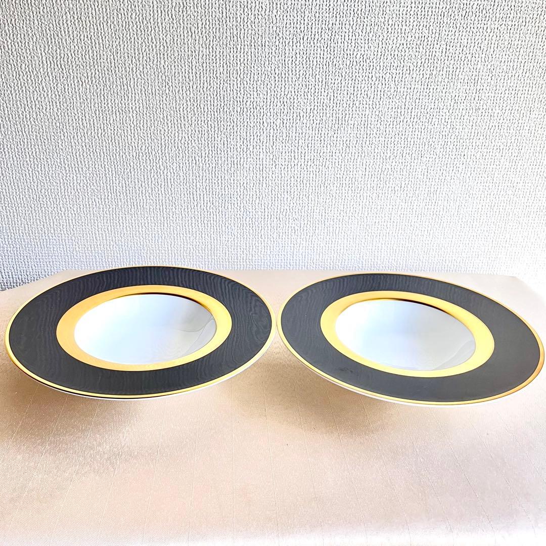 ★新品未使用　レア品★RAYNAUD レイノーGala リムスーププレート　2枚