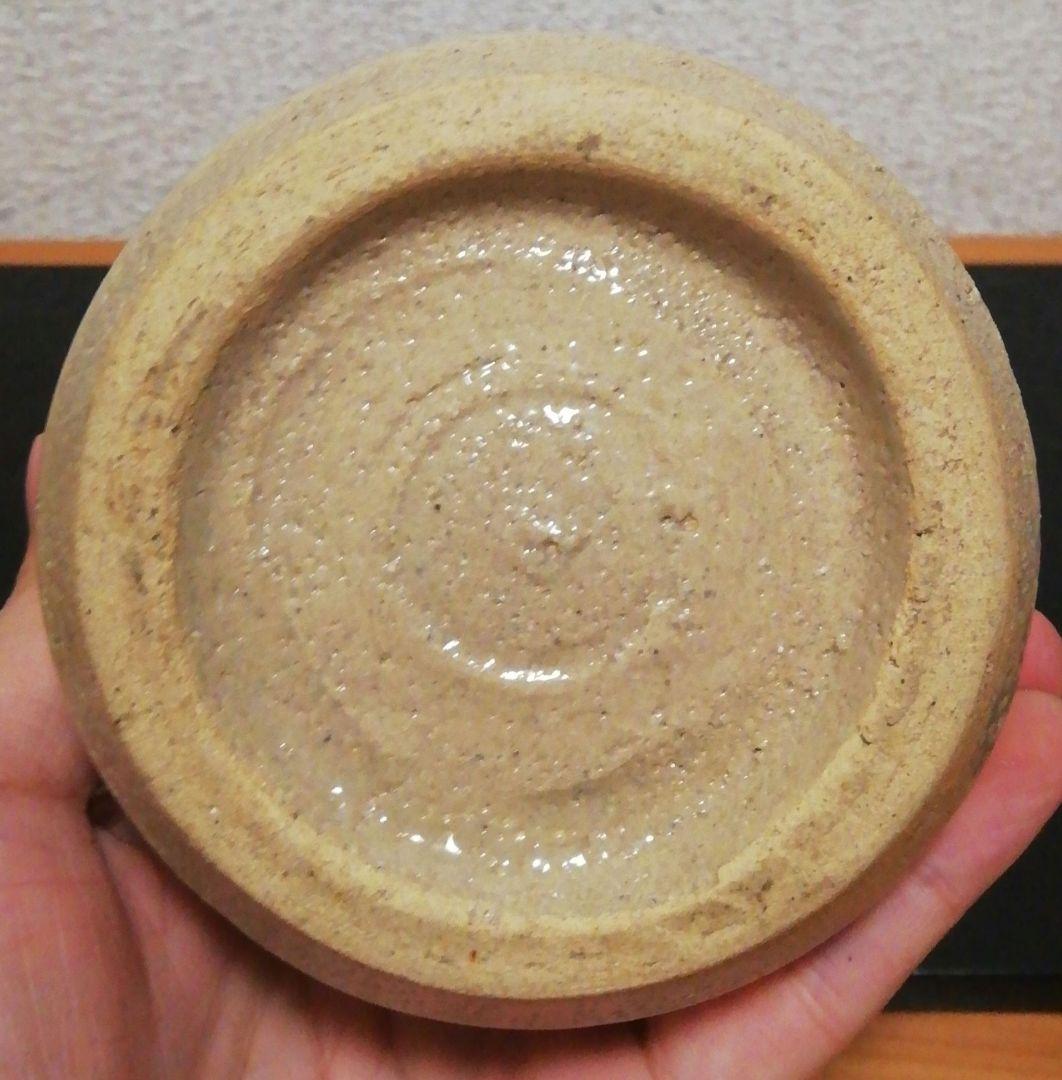 人間国宝　浜田庄司作　益子焼　花図　筒　花入　共箱　略歴付　花瓶