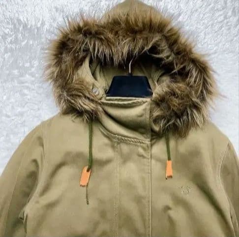 フレッドペリー ファー付きモッズコート