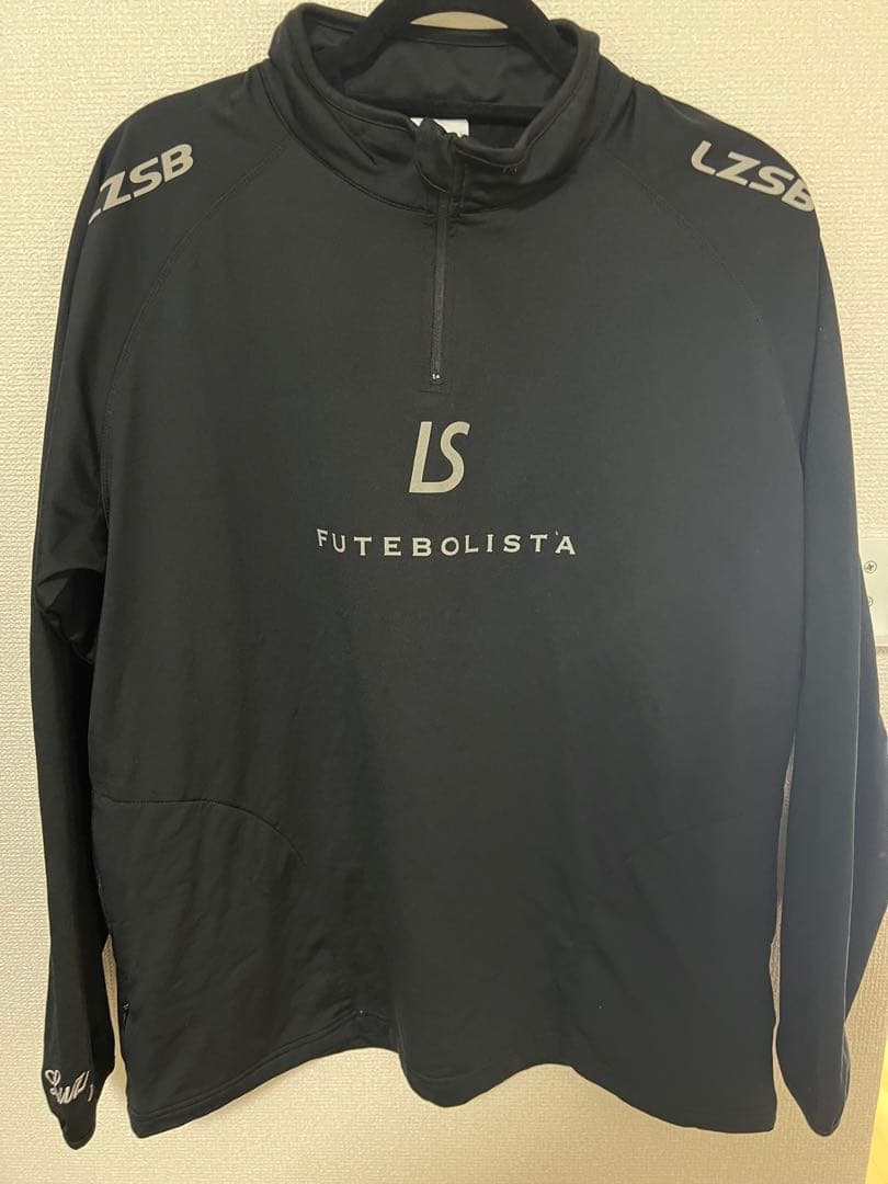 ルースイソンブラ ハーフジップ ブラック Lサイズ