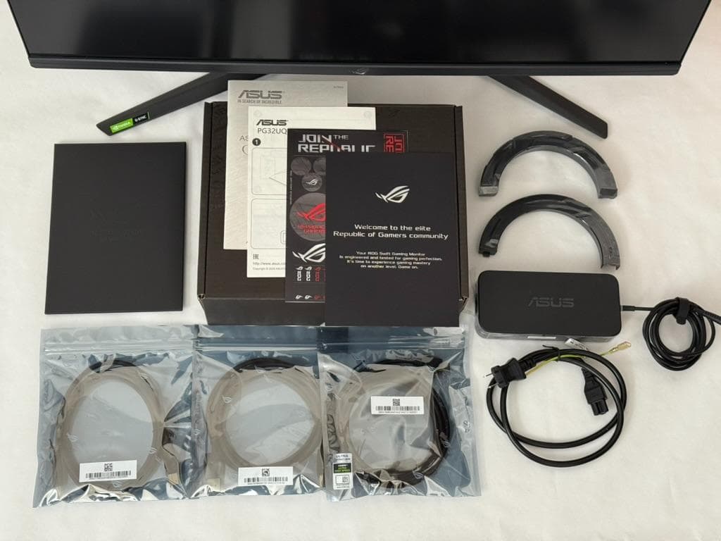 ジャンク扱い ASUS 4K 32インチ 144Hz モニタ PG32UQ