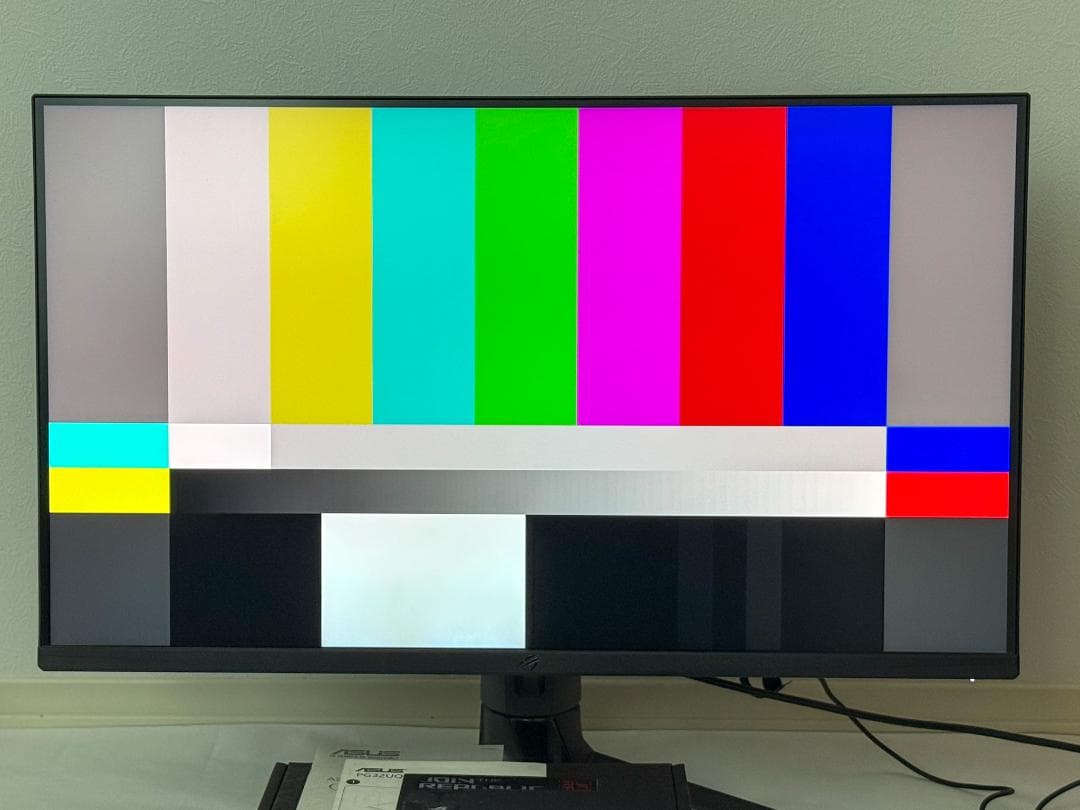 ジャンク扱い ASUS 4K 32インチ 144Hz モニタ PG32UQ