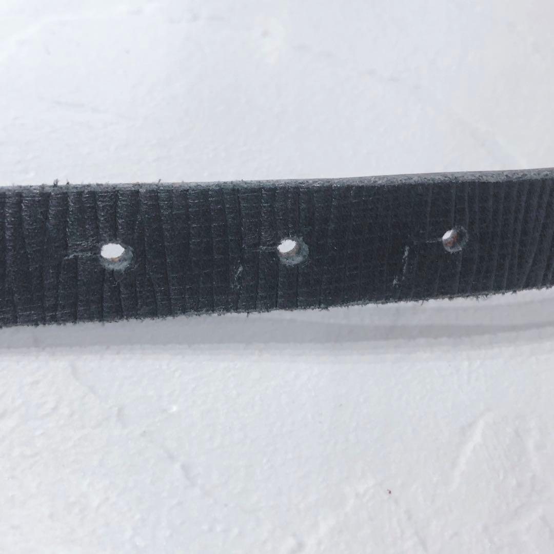 ☆Vivienne Westwood☆ オーブバックルベルト ブラック レザー