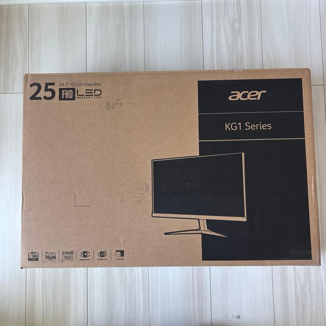 Acer KG251QGbmiix 24.5インチ　　ゲーミング　ディスプレイ