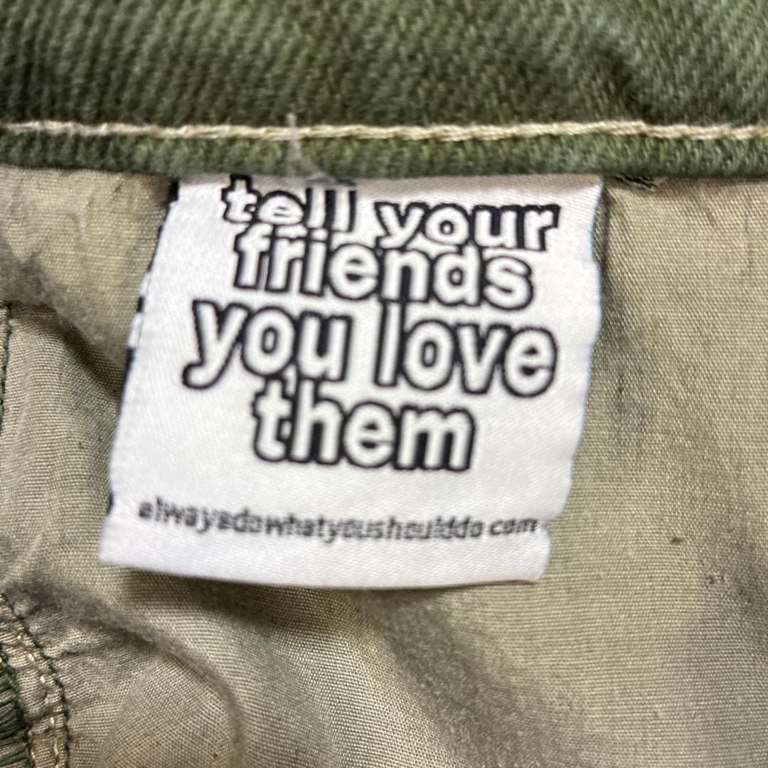 パンツ always do what you should do denim jeans