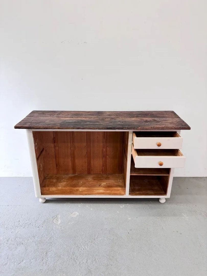 ヴィンテージ ウッド シャビー カウンター