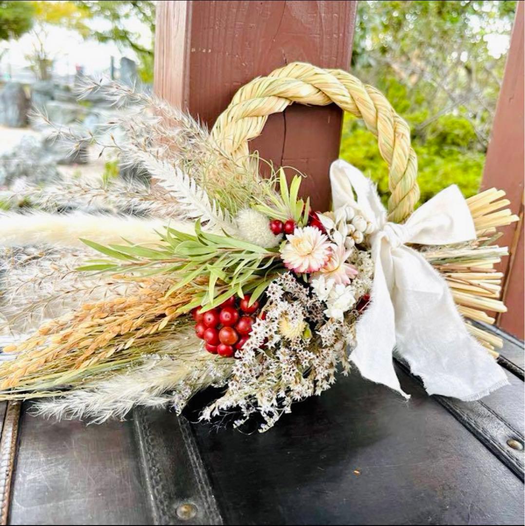 和装リースブーケ　ブーケ　ブートニア