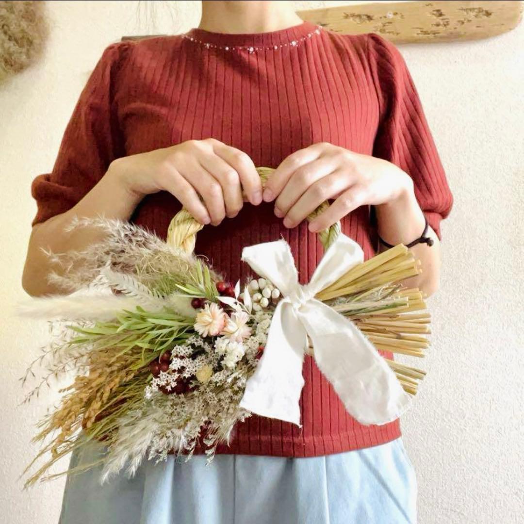 和装リースブーケ　ブーケ　ブートニア