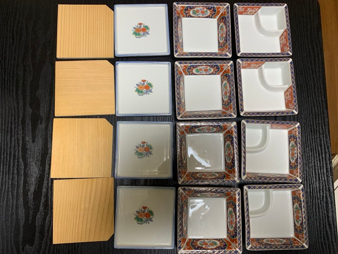最終価格　古伊万里　龍峰堂　三洋陶器　42点セット　松花堂弁当箱7箱