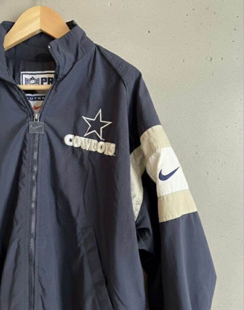 （希少品）90s Nike × NFL Cowboys ナイロンジャケット　M