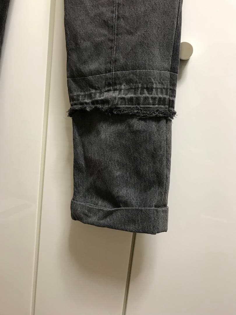 早い者勝ち！格安　ソロイスト　レイヤードリメイクデニム　ジーンズ　soloist